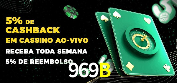 Promoções do cassino ao Vivo 969B